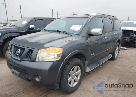 2008 Nissan Armada Se from USA, damaged, VIN 5N1AA08C48N633028